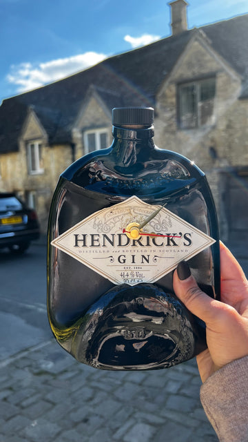 Hendricks Gin Upcycled Clock